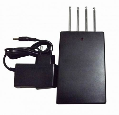 Handheld Quad Band Jammer , Rf Frequency Jammer 310MHz 315MHz 390MHz 433MHz