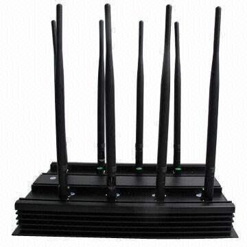 16W Adjustable Cellular Signal Jammer For 3G Cellphone GPS Lojack 315Mhz 433Mhz Wifi