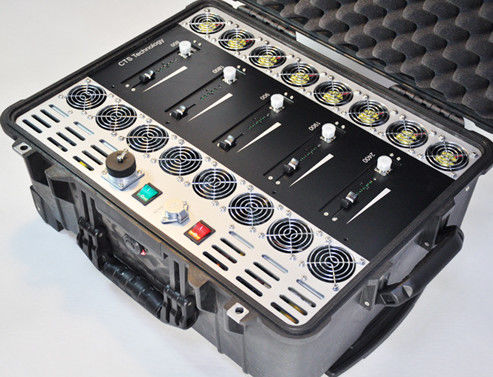quality  Compact Semi Portable Tactical Jammer Device 25MHz-3.8GHz Easy Installation factory