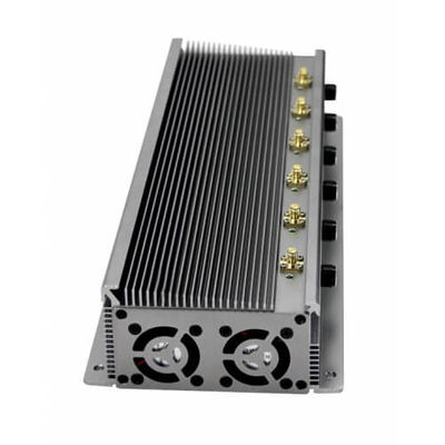 quality  GPS WiFi VHF UHF Radio Frequency Jammer High Power 6 Antennas , 15 Watt Out Put factory