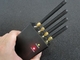4 Antenna Handheld Signal Jammer , High Power Mobile Phone Jammers For Cars