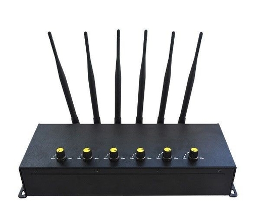 15W 6 Band High Frequency Jammer , Mobile Network Signal Jammer For Meeting Room