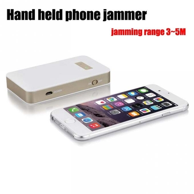 1.5W Short Range Handheld Cell Phone Jammer , Personal Cell Phone Blocker Device